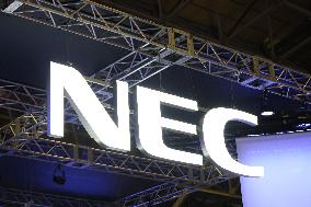 NEC signboard and logo